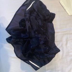 Lululemon black camo shorts